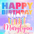 Funny Happy Birthday Marylynn GIF