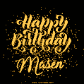 Happy Birthday Card for Masen - Download GIF and Send for Free