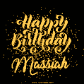 Happy Birthday Card for Massiah - Download GIF and Send for Free