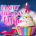 Happy Birthday Mateo - Lovely Animated GIF