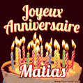 Joyeux anniversaire Matias GIF