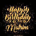 Happy Birthday Card for Matrim - Download GIF and Send for Free