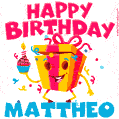 Funny Happy Birthday Mattheo GIF