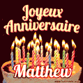 Joyeux anniversaire Matthew GIF