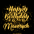 Happy Birthday Card for Maveryck - Download GIF and Send for Free
