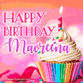 Happy Birthday Mavreena - Lovely Animated GIF