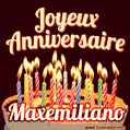 Joyeux anniversaire Maxemiliano GIF