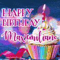 Happy Birthday Maxemiliano - Lovely Animated GIF