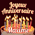 Joyeux anniversaire Maxime GIF