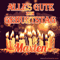 Alles Gute zum Geburtstag Maxten (GIF)