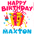 Funny Happy Birthday Maxton GIF