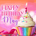 Happy Birthday May - Lovely Animated GIF