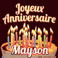 Joyeux anniversaire Mayson GIF