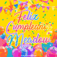 Feliz Cumpleaños Meadow (GIF)