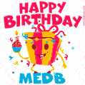 Funny Happy Birthday Medb GIF