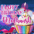 Happy Birthday Medhansh - Lovely Animated GIF