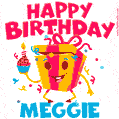 Funny Happy Birthday Meggie GIF