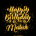 Happy Birthday Card for Meilech - Download GIF and Send for Free