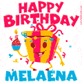 Funny Happy Birthday Melaena GIF