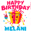 Funny Happy Birthday Melani GIF