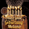 Alles Gute zum Geburtstag Melanie (GIF)