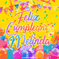 Feliz Cumpleaños Melinda (GIF)
