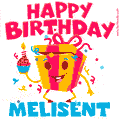 Funny Happy Birthday Melisent GIF