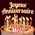 Joyeux anniversaire Melo GIF