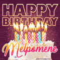 Melpomene - Animated Happy Birthday Cake GIF Image for WhatsApp