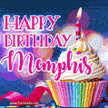 Happy Birthday Memphis - Lovely Animated GIF