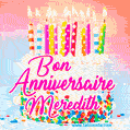 Joyeux anniversaire, Meredith! - GIF Animé