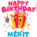 Funny Happy Birthday Merit GIF