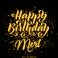 Happy Birthday Card for Mert - Download GIF and Send for Free