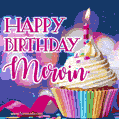 Happy Birthday Mervin - Lovely Animated GIF