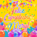 Feliz Cumpleaños Meryl (GIF)