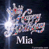 Exploding star particles and glowing light beams around a sparkling silver headpiece custom-designed for Mia.