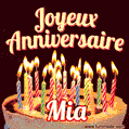 Joyeux anniversaire Mia GIF