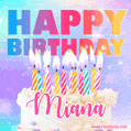 Funny Happy Birthday Miana GIF