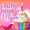 Happy Birthday Miina - Lovely Animated GIF