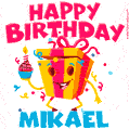 Funny Happy Birthday Mikael GIF