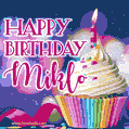 Happy Birthday Miklo - Lovely Animated GIF