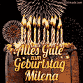 Alles Gute zum Geburtstag Milena (GIF)