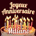 Joyeux anniversaire Miliano GIF