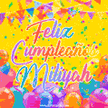 Feliz Cumpleaños Miliyah (GIF)