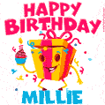 Funny Happy Birthday Millie GIF