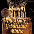 Alles Gute zum Geburtstag Minha (GIF)
