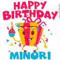 Funny Happy Birthday Minori GIF