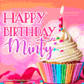 Happy Birthday Minty - Lovely Animated GIF