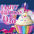Happy Birthday Mir - Lovely Animated GIF