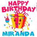 Funny Happy Birthday Miranda GIF